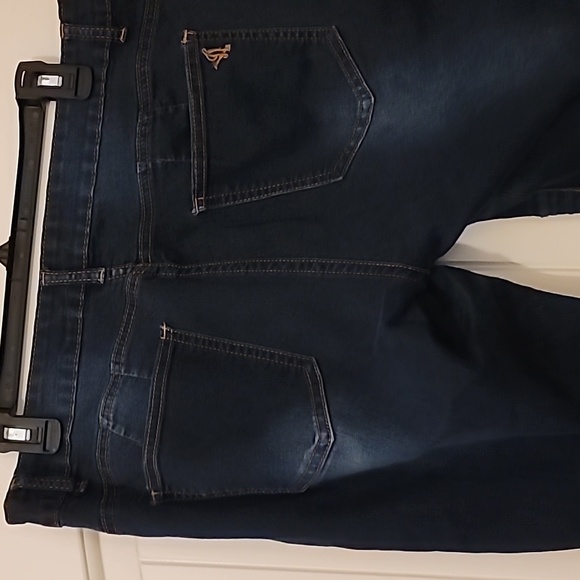 Dark Blue Distressed Women Jeans VIP - Picture 5 of 7